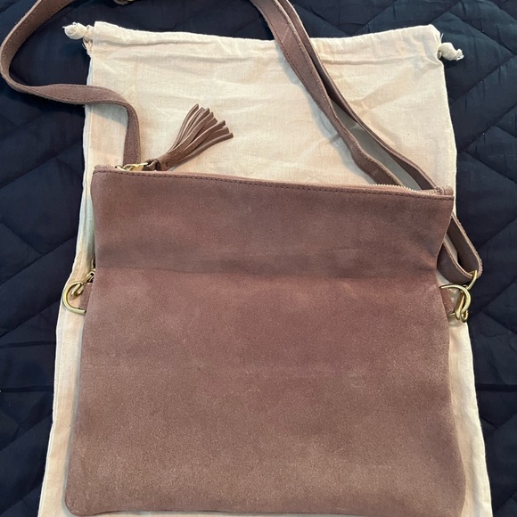 Parker Clay Makeda Suede Ceossbody NWOT - Picture 3 of 5